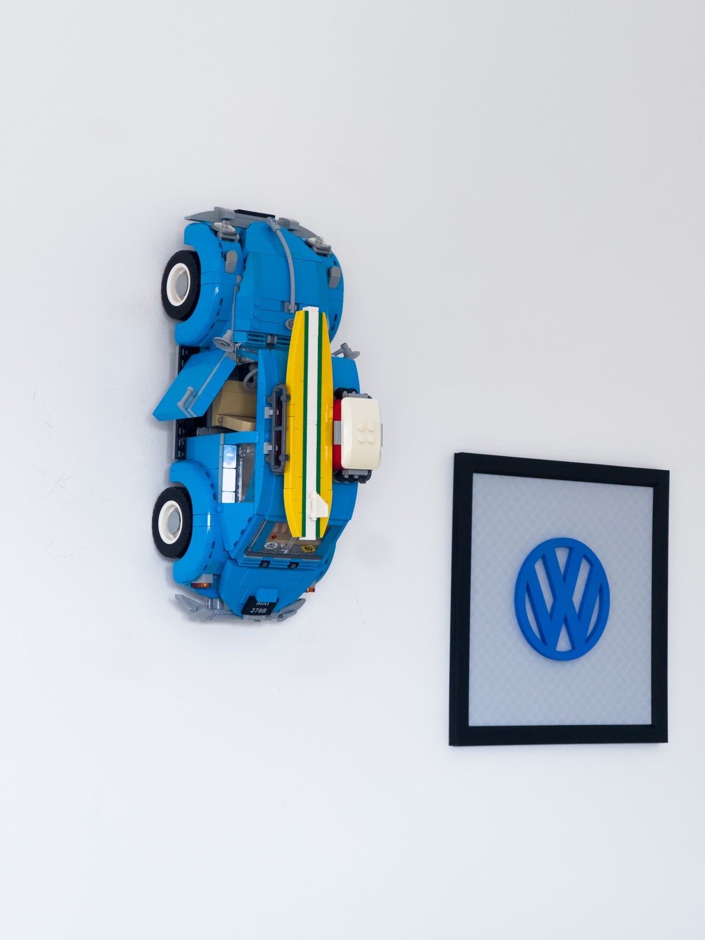 Wall Mount & Display for LEGO Creator Expert Volkswagen Beetle 10252