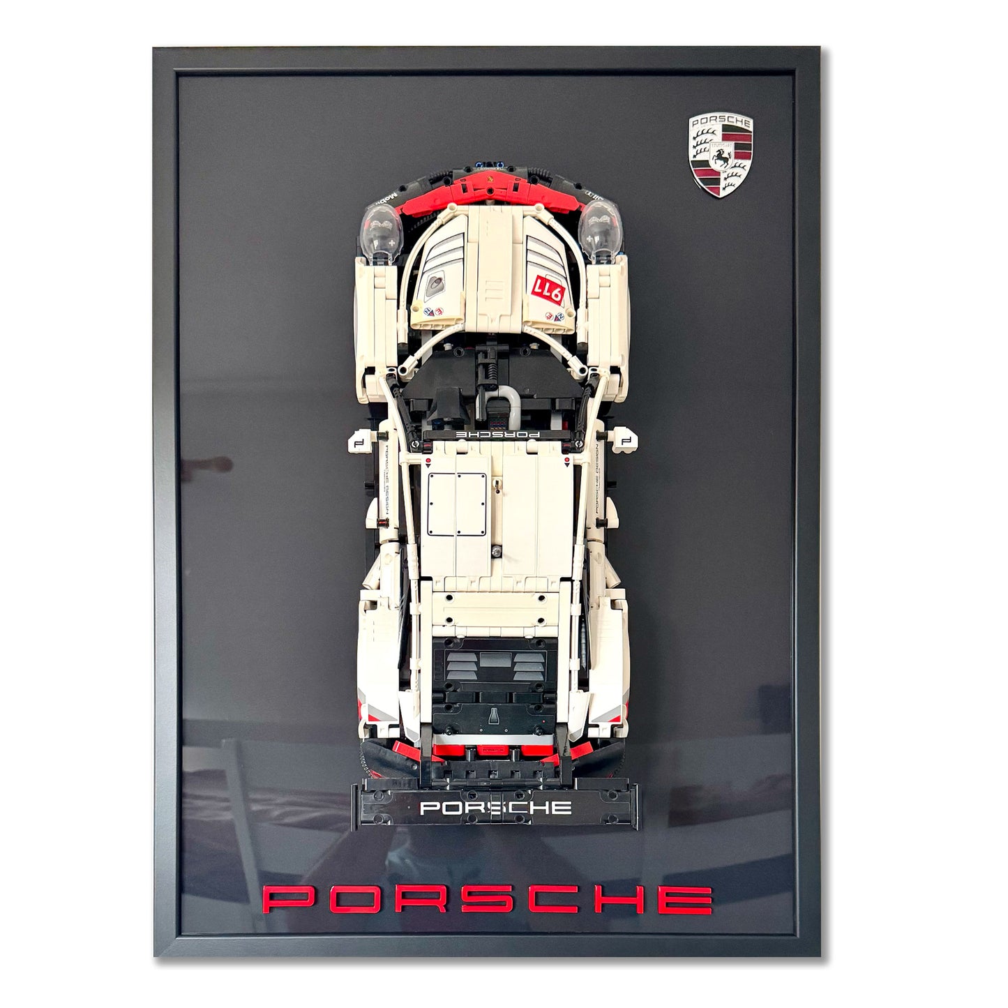 Premium Wall Display for LEGO® Technic Porsche 911 RSR (42096)