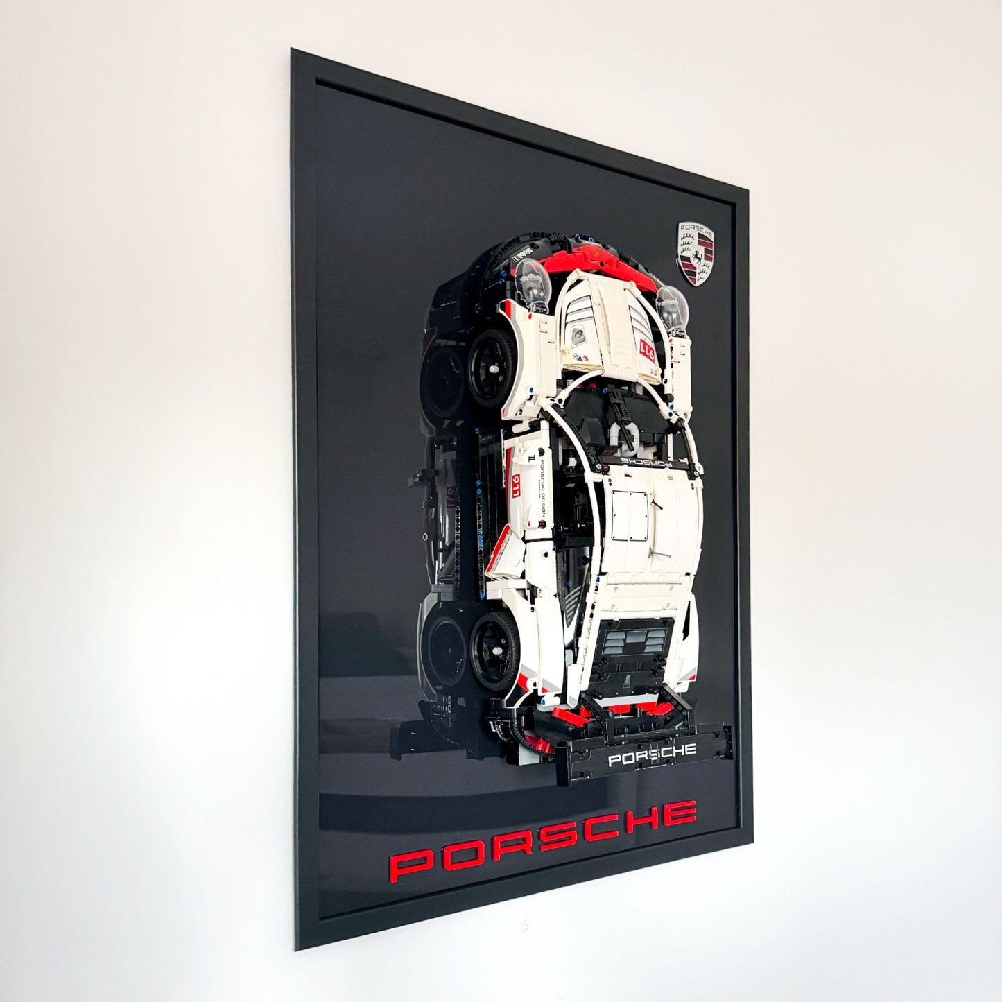 Premium Wall Display for LEGO® Technic Porsche 911 RSR (42096)