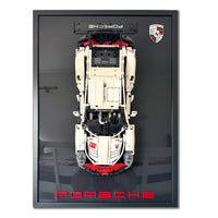 Premium Wall Display for LEGO® Technic Porsche 911 RSR (42096)