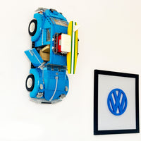 Vertical Wall Mount for LEGO® Creator Expert Volkswagen Beetle 10252