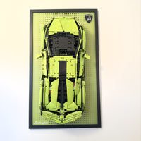 Wall Display for LEGO® Technic 42115 Lamborghini Sián / Luxury Frame