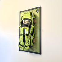 Wall Display for LEGO® Technic 42115 Lamborghini Sián / Luxury Frame